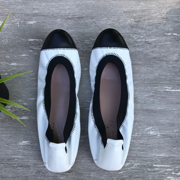 Ferca 81 Shoes Ferca 8 Leather Ballet Flat White Made In